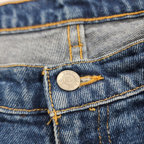 Polo Jeans Co Ralph Lauren Jeans WOMENS 14X29 Blue Saturday Jean VINTAGE 90s - Picture 7 of 15